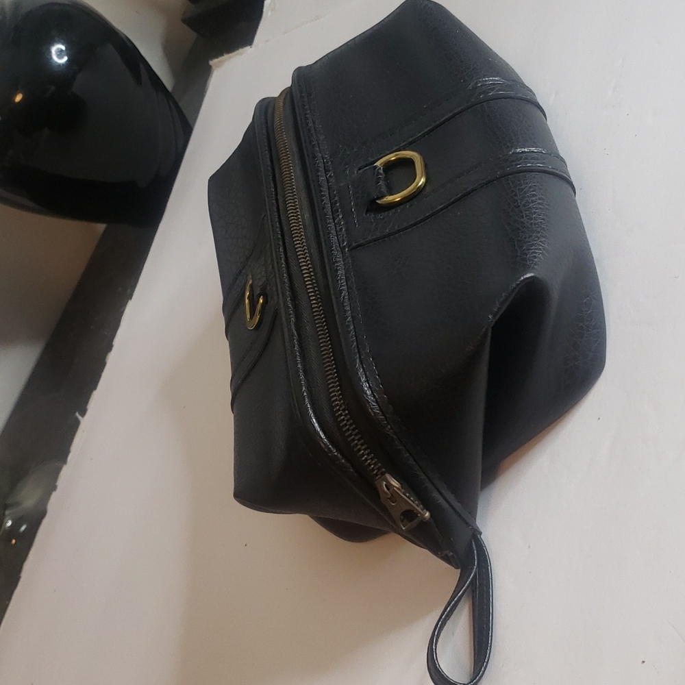 Amity Vintage Toiletry Travel Bag Black